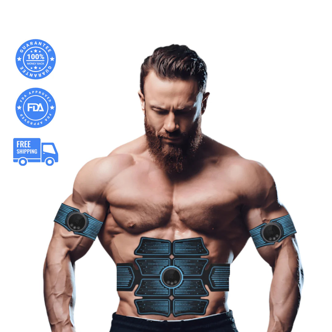 Smart EMS muscle stimulator for abs and arms toning by Smart Muscle Gear